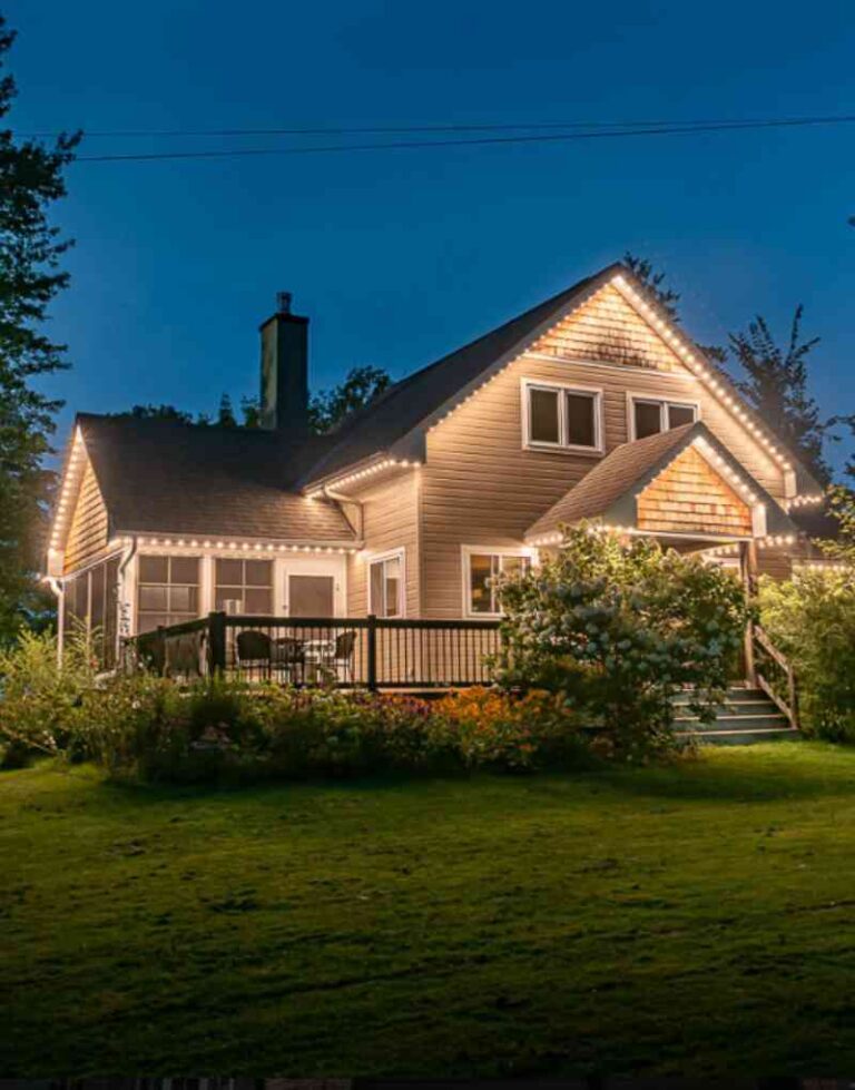 Permanent holiday outdoor lighting Nova Scotia
