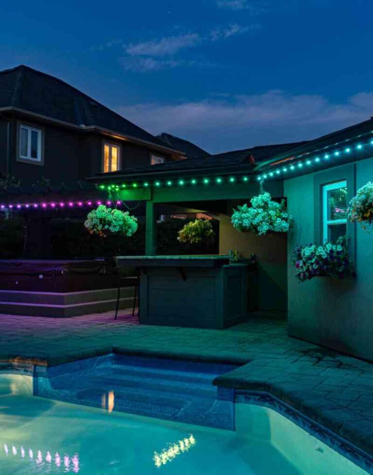 Permanent holiday outdoor lighting Nova Scotia
