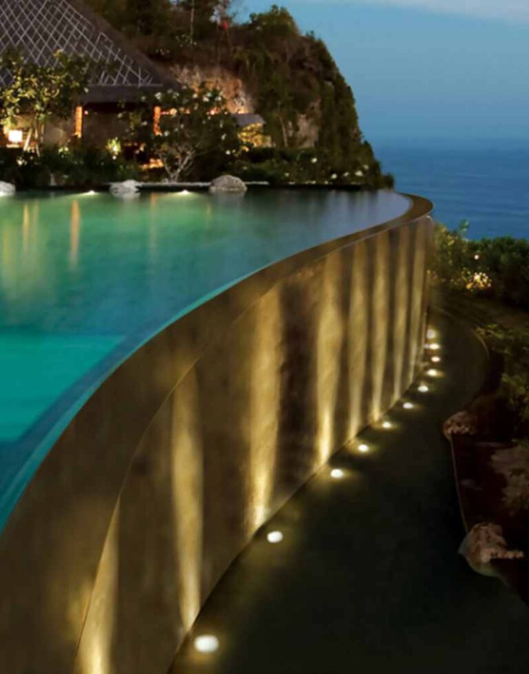 Landscape outdoor lighting Lightscapes Halifax Nova Scotia in ground and well light