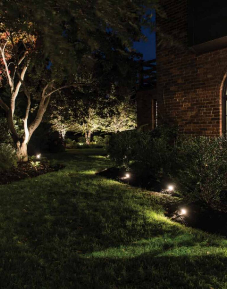 Landscape outdoor lighting Lightscapes Halifax Nova Scotia indicator lights
