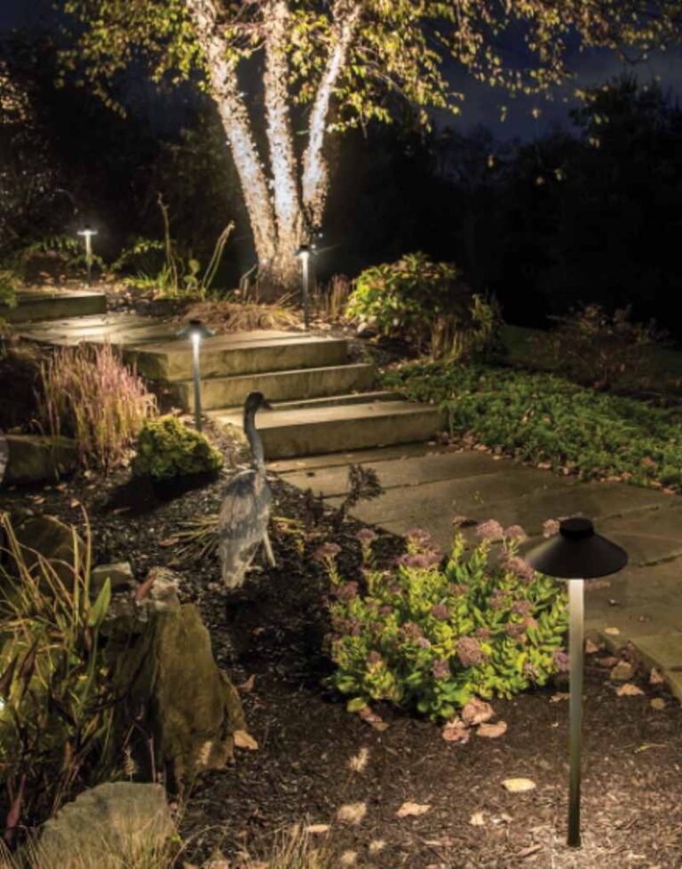 Landscape outdoor lighting Lightscapes Halifax Nova Scotia Walkway